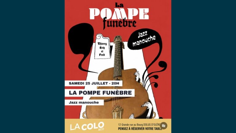 Concert Jazz Manouche : La Pompe Funèbre à La Colo