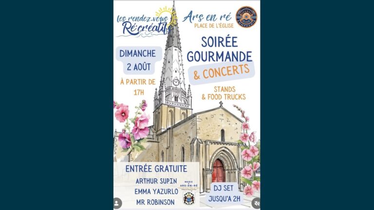Les Rendez-vous récréatifs – Soirée concerts & DJ set à Ars-en-Ré