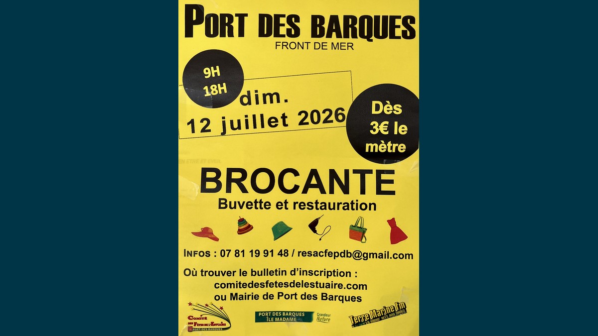Brocante à Port-des-Barques : rendez-vous sur le front de mer