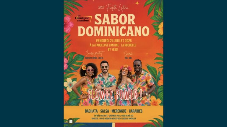 Sabor Dominicano Flower Power à La Fabuleuse Cantine