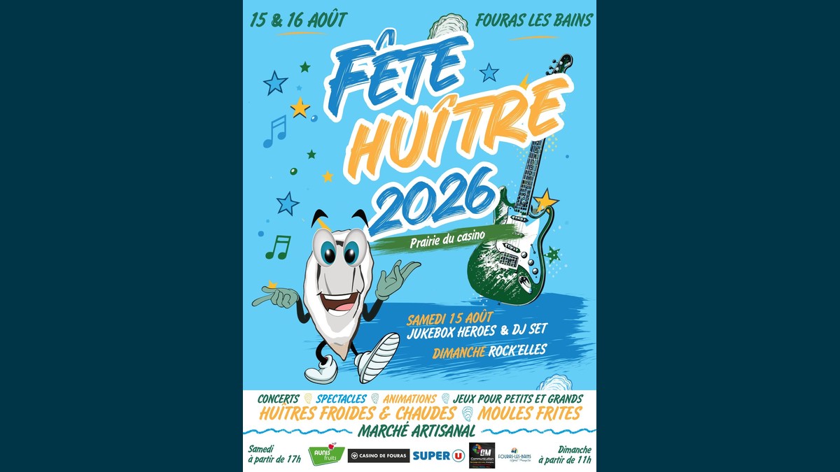 Fête de l'Huître 2026 à Fouras