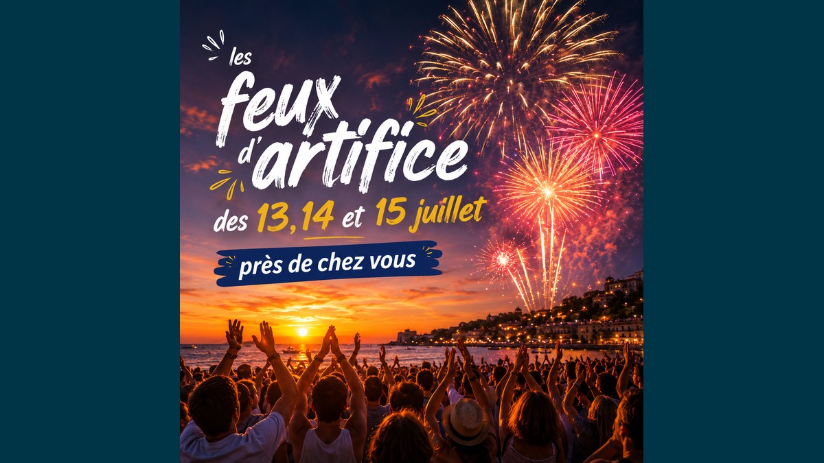 Les principaux feux d’artifice près de chez vous