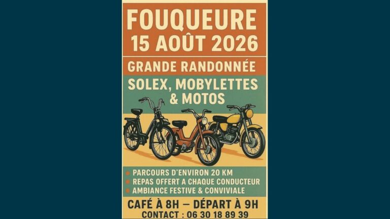 Grande Randonnée Solex, Mobylettes & Motos – Fouqueure