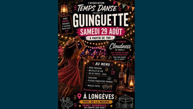 Guinguette de l'association Temps Danse à Longèves