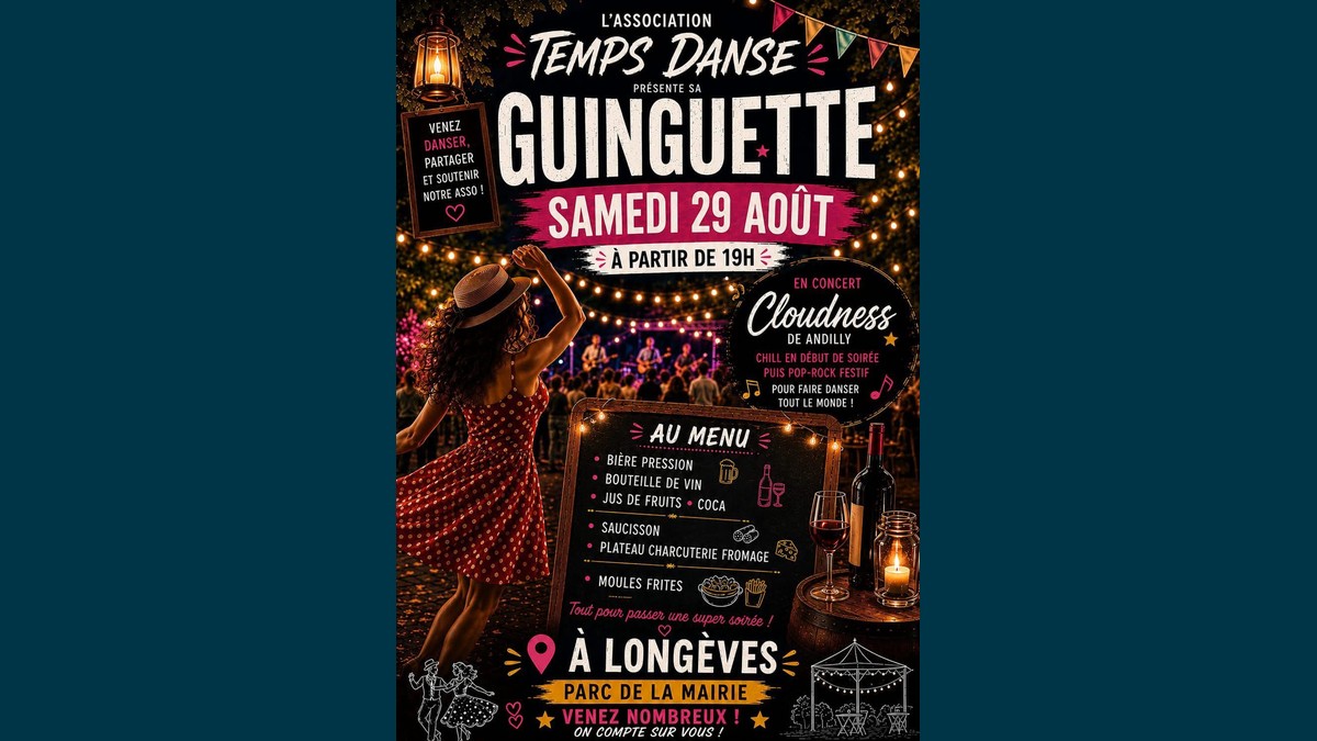 Guinguette de l'association Temps Danse à Longèves