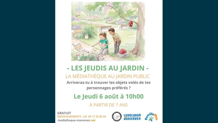 Les Jeudis au Jardin : Jeu de piste "Les objets volés"