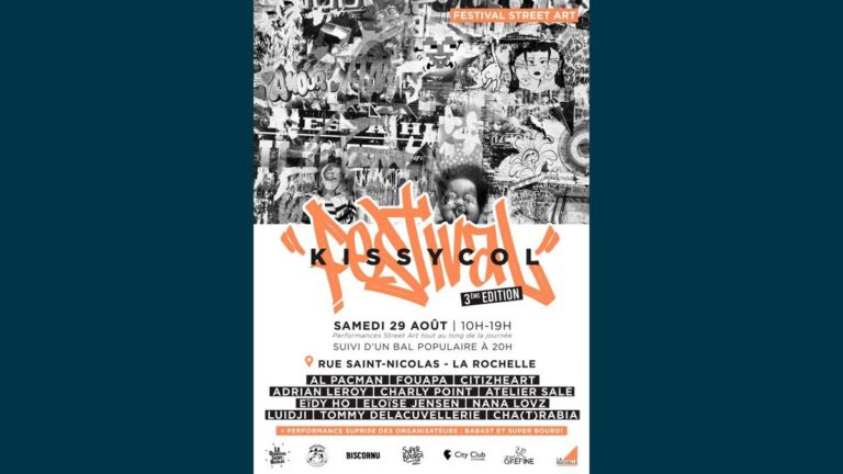 Festival Kissycol 2026 : le street art investit la rue Saint-Nicolas à La Rochelle