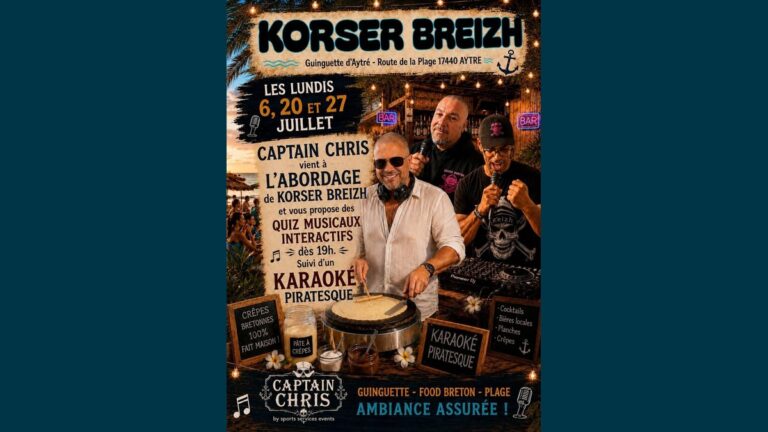 Soirée Quiz Musical & Karaoké Pirate à la Guinguette Korser Breizh (Aytré)