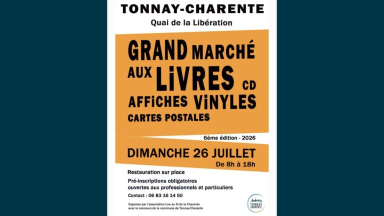 6ème Grand Marché aux Livres de Tonnay-Charente