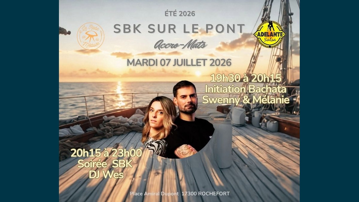 Les Mardis sur le Pont avec Adelante Salsa à Rochefort