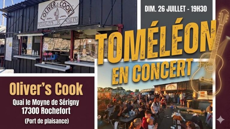 Concert aux saveurs marines : Toméléon à Oliver's Cook