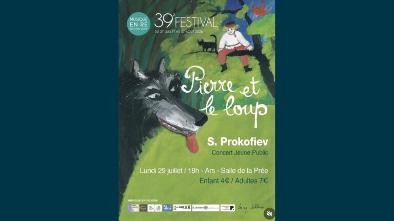 Pierre et le Loup – Concert Jeune Public (Festival Musique en Ré)