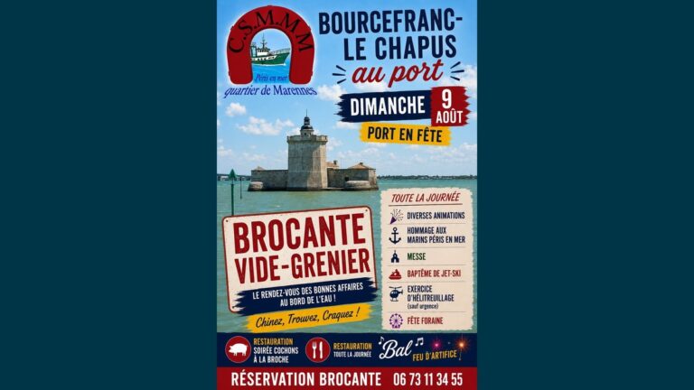 Port en Fête : Brocante & Feux d'Artifice à Bourcefranc-le-Chapus