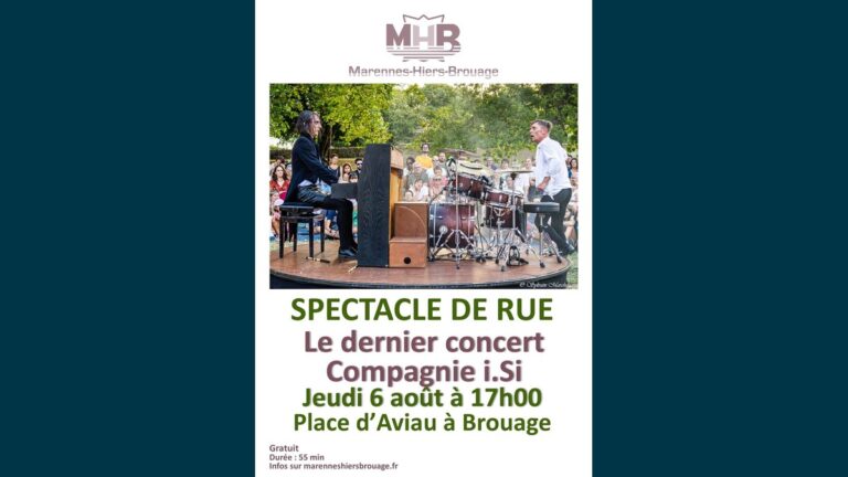 Spectacle de rue à Brouage : Le Dernier Concert de la Compagnie i.Si