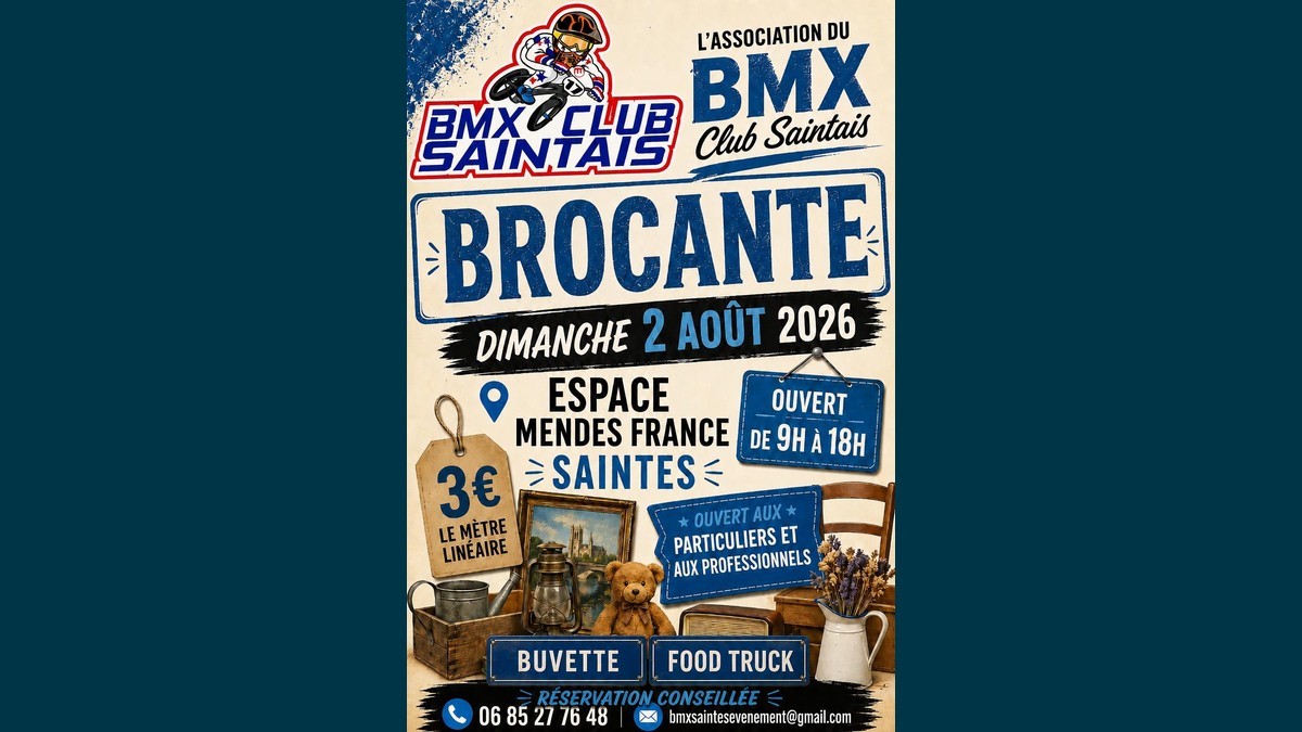 Brocante du BMX Club Saintais