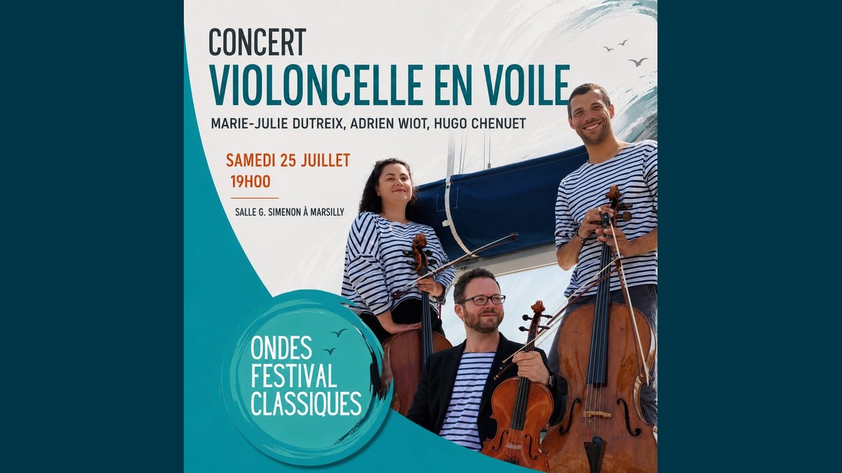 Festival Ondes Classiques : Violoncelle en Voile à Marsilly