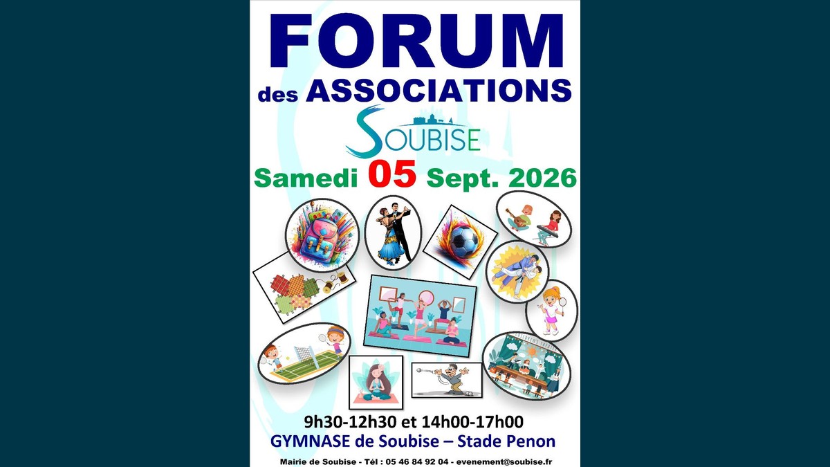 Forum des Associations de Soubise : rendez-vous le 5 septembre 2026