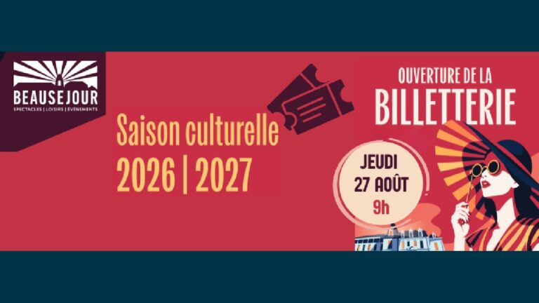 Ouverture de la billetterie : la saison culturelle 2026-2027 de Beauséjour fête ses 20 ans