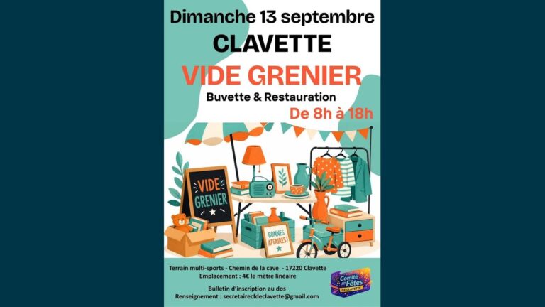 Vide-Grenier de Clavette : chinez les bonnes affaires le 13 septembre