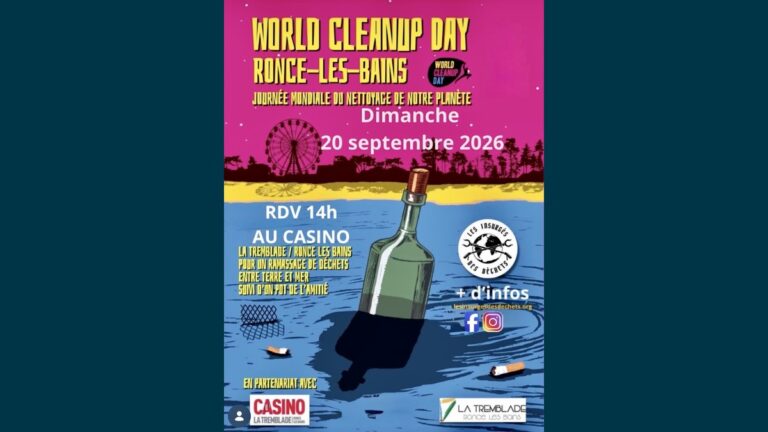 World Cleanup Day à Ronce-les-Bains : nettoyage citoyen entre terre et mer