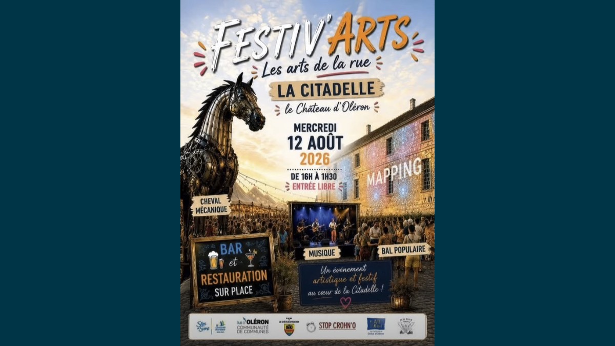 Festiv'Arts 2026 : les arts de la rue investissent la Citadelle du Château-d'Oléron