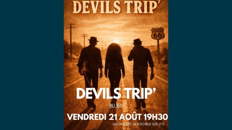 Concert blues du groupe Devil's Trip à La Canopée, La Jarne