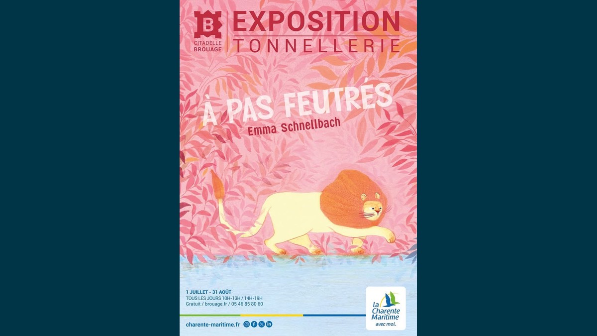 Exposition « À pas feutrés » d'Emma Schnellbach à la Tonnellerie de Brouage