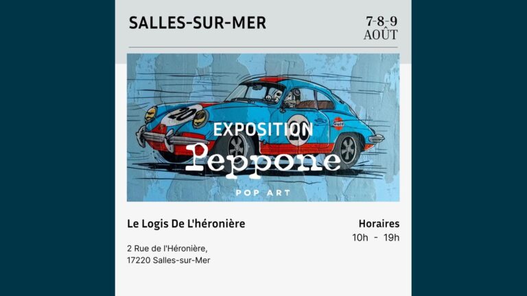 Exposition Pop Art "Peppone" : trois jours de couleurs au Logis de l'Héronnière