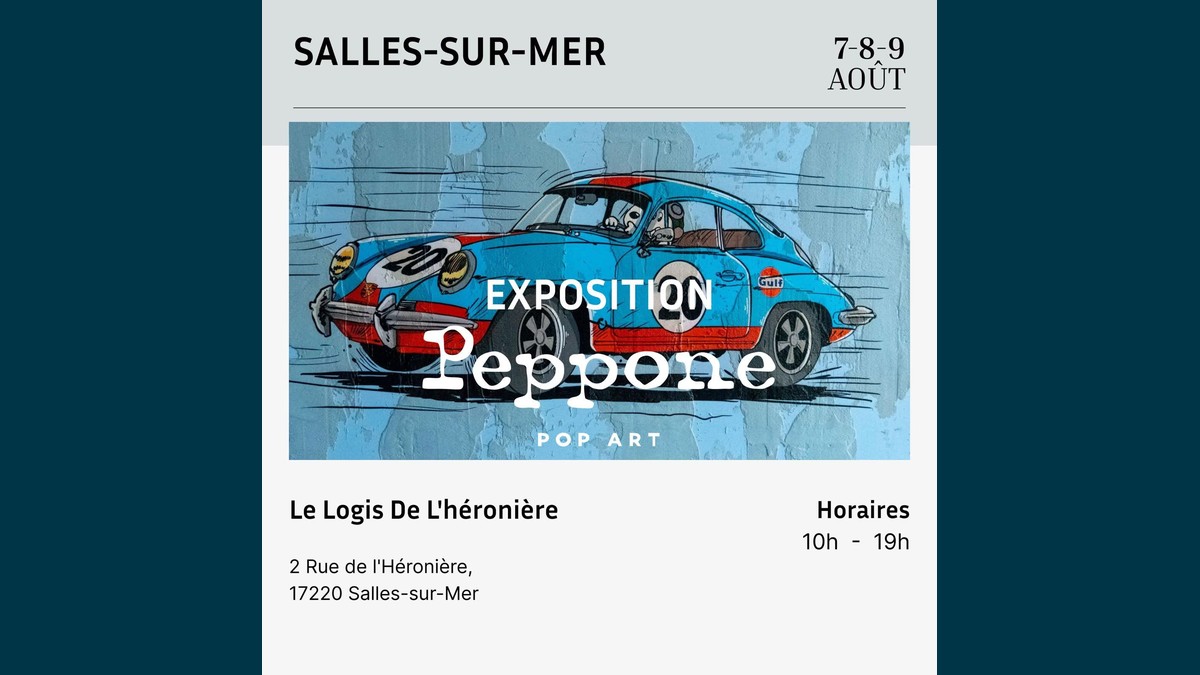 Exposition Pop Art "Peppone" : trois jours de couleurs au Logis de l'Héronnière