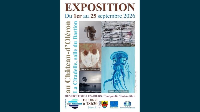 Exposition Arts en Partage à la Citadelle du Château-d&rsquo;Oléron