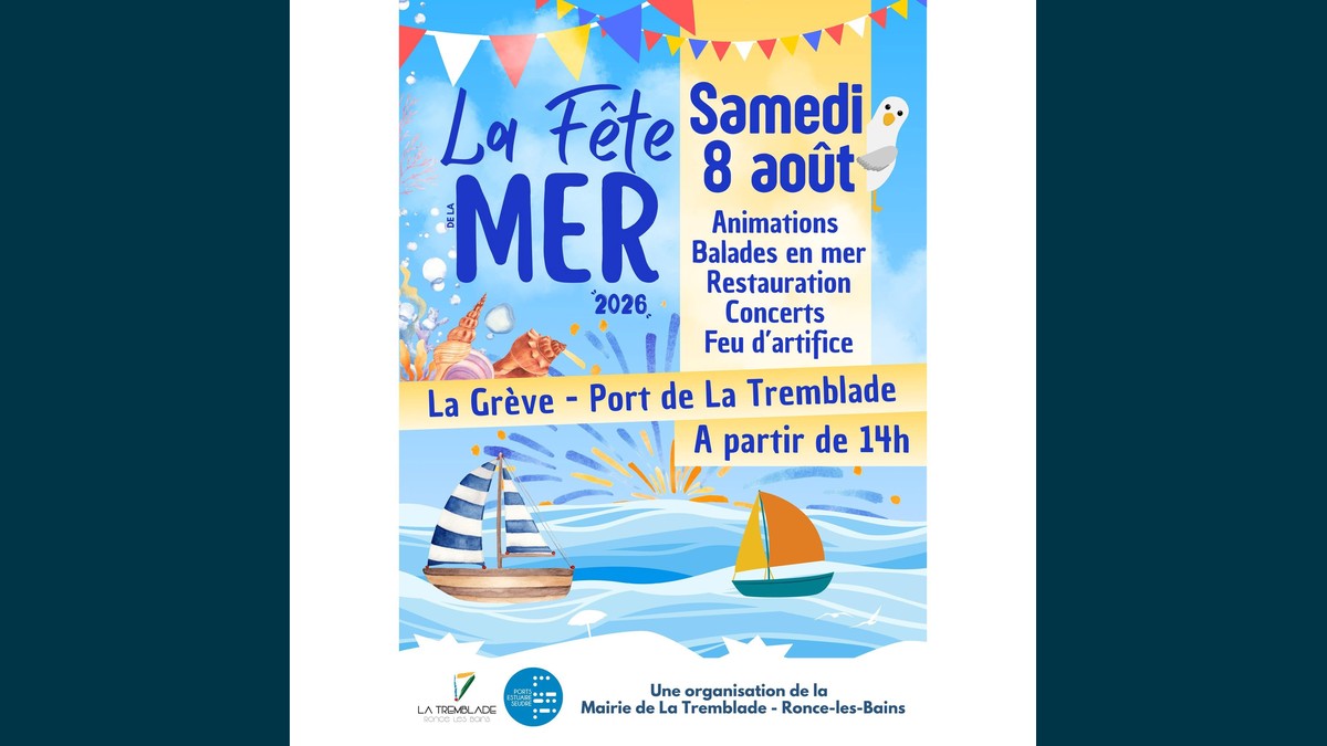 Fête de la Mer 2026 à La Tremblade : concerts, balades en mer et feu d'artifice