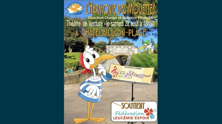 Concert caritatif à Châtelaillon-Plage : l'Harmonie des Mouettes se mobilise pour Leucémie Espoir