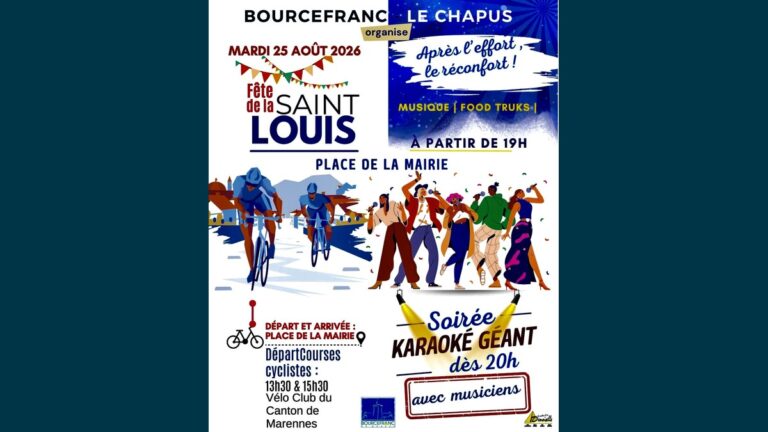 Fête de la Saint-Louis à Bourcefranc-le-Chapus : courses cyclistes et karaoké géant