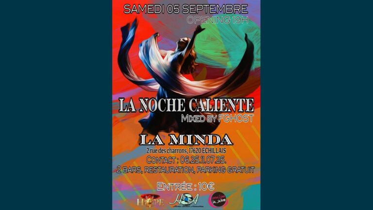 La Noche Caliente : soirée dansante à La Minda d'Échillais