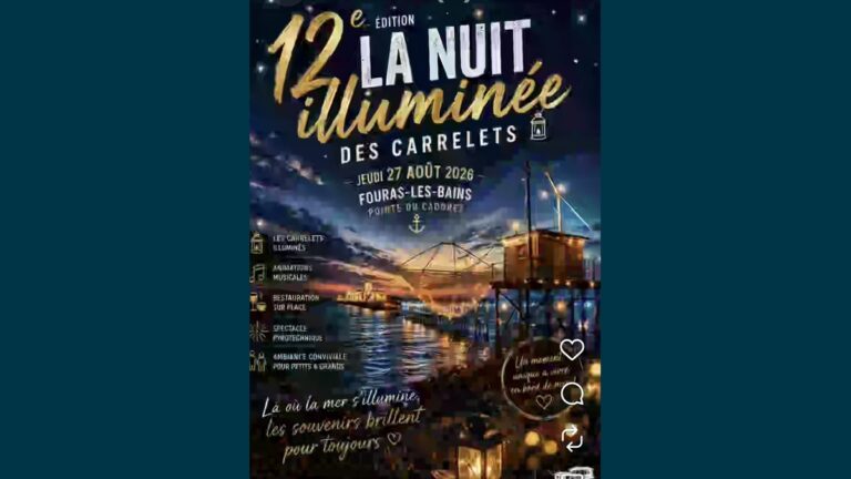 La Nuit illuminée des Carrelets 2026 à Fouras-les-Bains : la magie du littoral