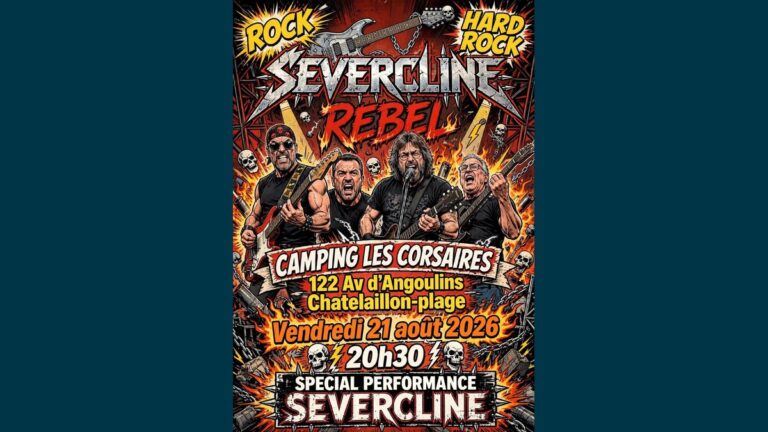 Concert gratuit : Severcline Rebel à Châtelaillon-Plage