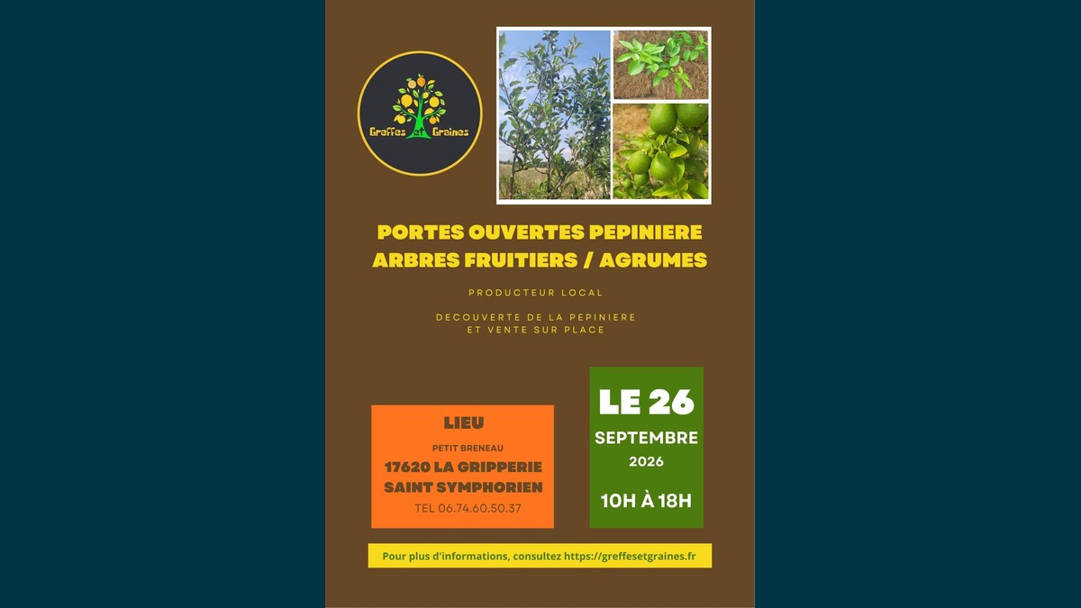 Portes ouvertes à la pépinière Greffes et Graines : arbres fruitiers et agrumes à l'honneur
