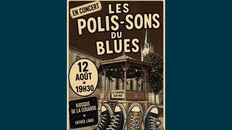 Concert Blues à La Couarde-sur-Mer : Les Polis-Sons du Blues au kiosque