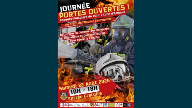 Portes Ouvertes des Pompiers de Pont-l'Abbé-d'Arnoult : une journée festive et solidaire