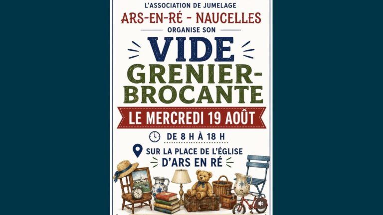 Vide-greniers et brocante d'Ars-en-Ré : rendez-vous le 19 août