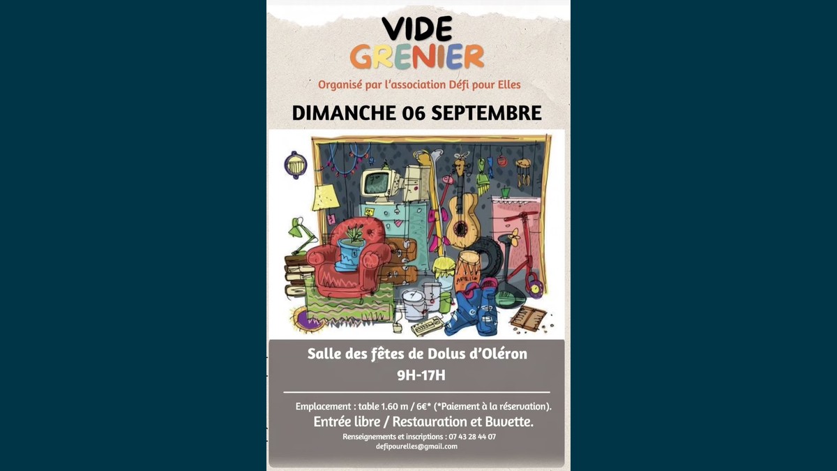 Vide-Grenier à Dolus d'Oléron : Défi pour Elles ouvre les stands