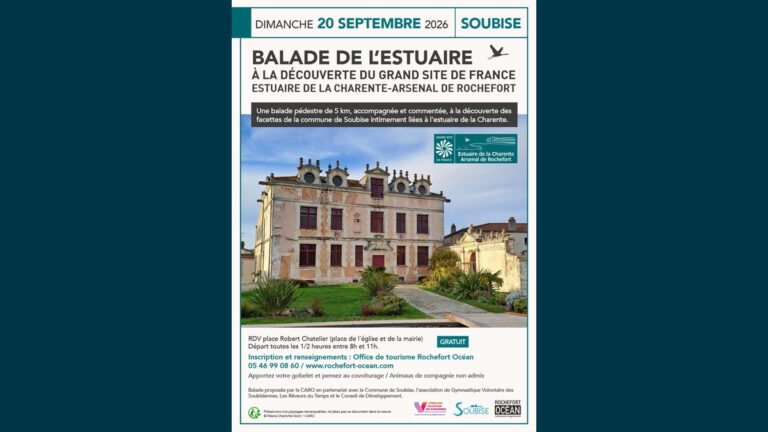 Balade de l'estuaire à Soubise : une randonnée commentée pour les Journées du Patrimoine