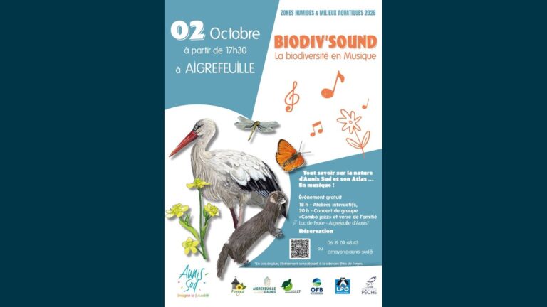 Biodiv’Sound : la biodiversité en musique à Aigrefeuille-d’Aunis