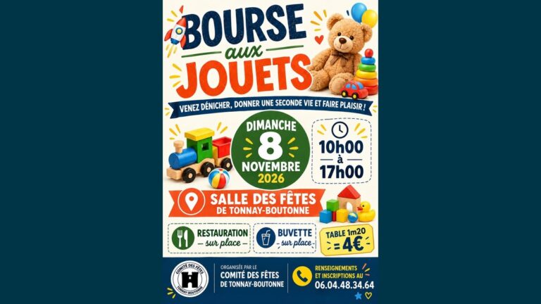 Bourse aux Jouets à Tonnay-Boutonne : chinez de bonnes affaires avant Noël