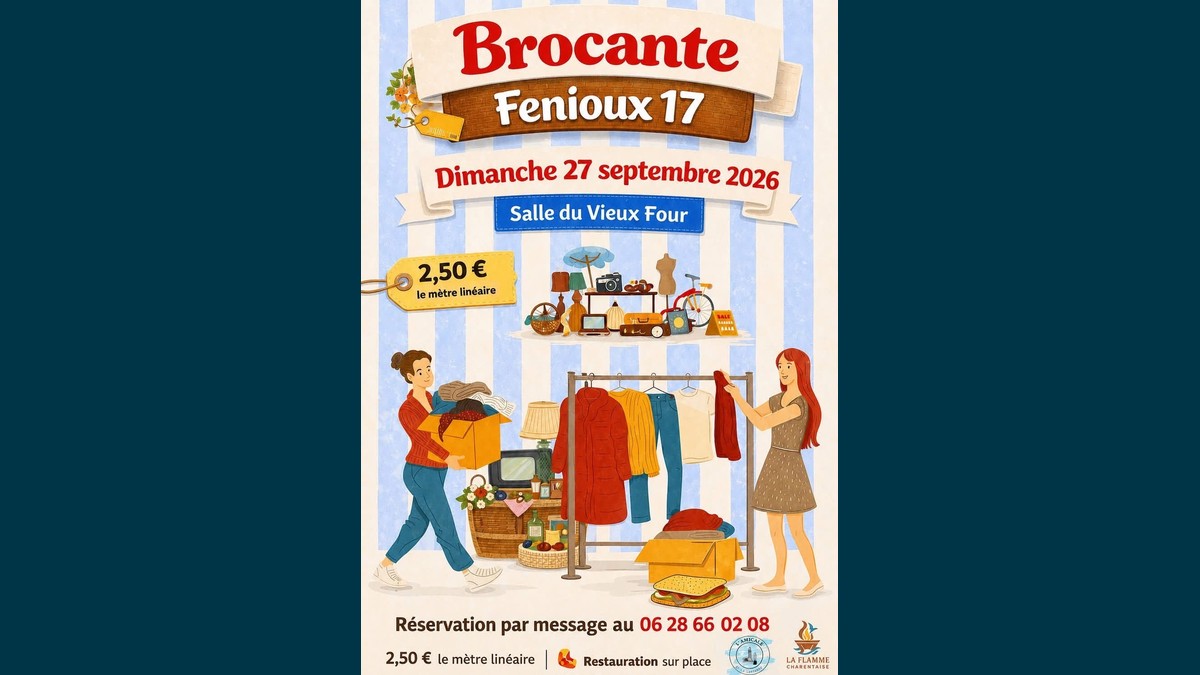 Brocante Fenioux 2026