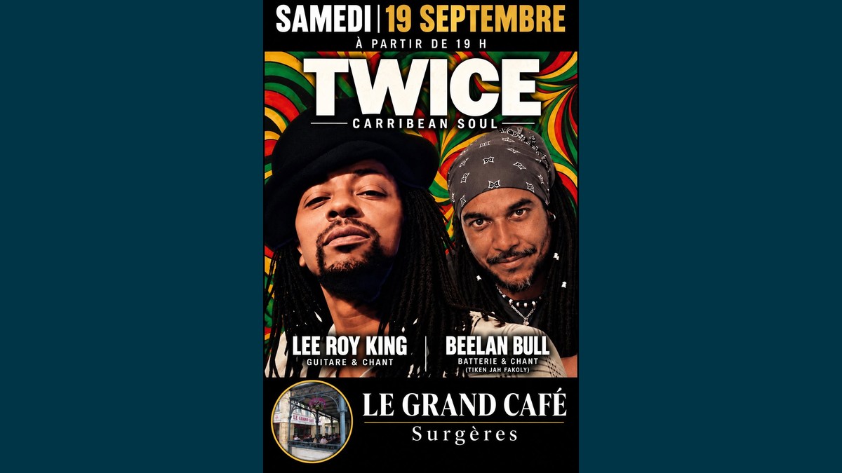 concert-twice-site Concert TWICE Caribbean Soul à Surgères 2026