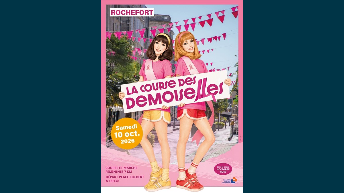 demoiselles-rochefort-site La Course des Demoiselles fait son retour à Rochefort pour Octobre Rose