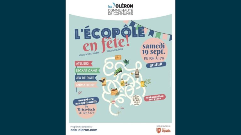 Écopôle en fête à Dolus-d'Oléron pour les 30 ans de la CDC