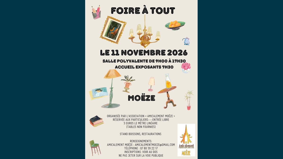 foire-a-tout-moeze-site Foire à tout de Moëze : bonnes affaires à la Salle Polyvalente
