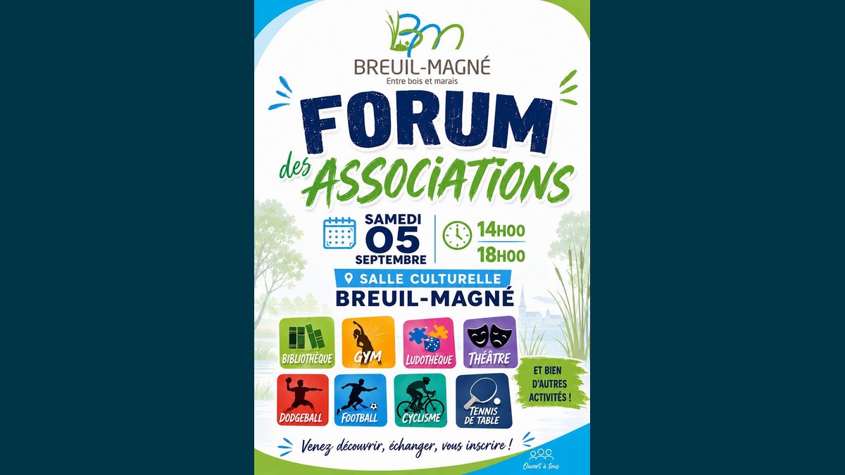 forum-assos-breuil-magne-site Forum des associations à Breuil-Magné : la rentrée associative en fête